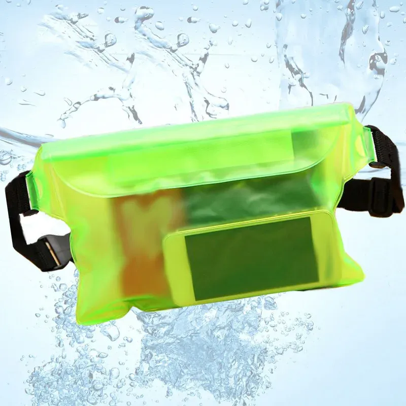 Sac de natation haute étanchéité, sac sec sous-marin transparent grande taille pour téléphone portable iPhone 2