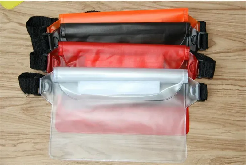 Pochette de natation transparente