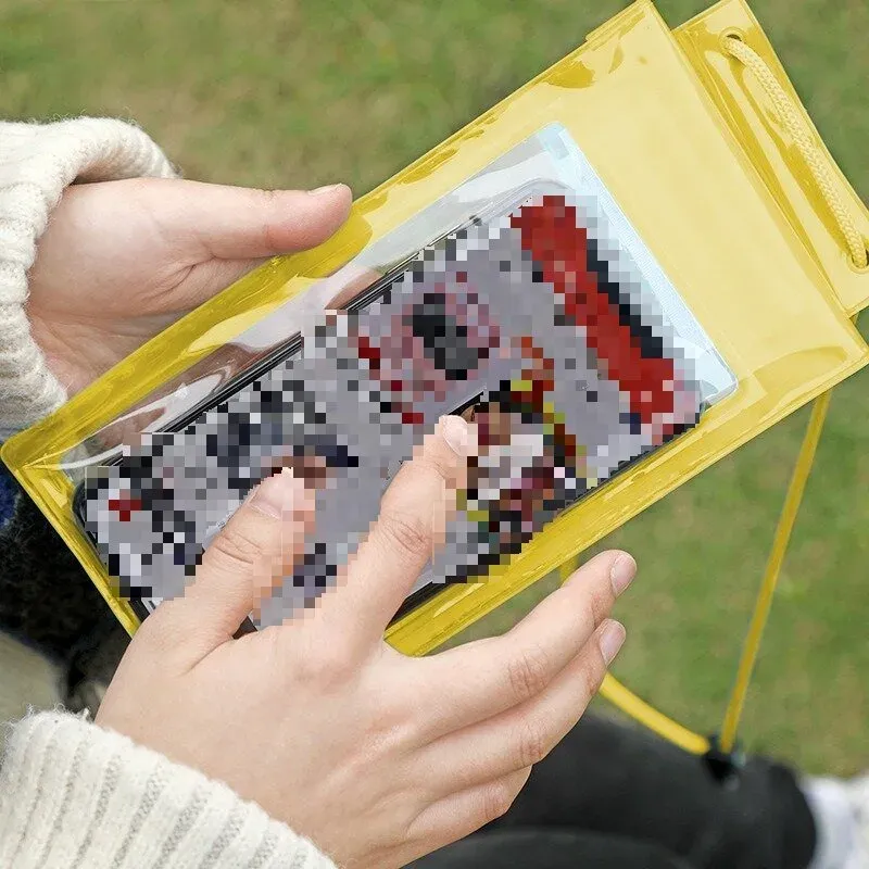 Pochette de natation transparente