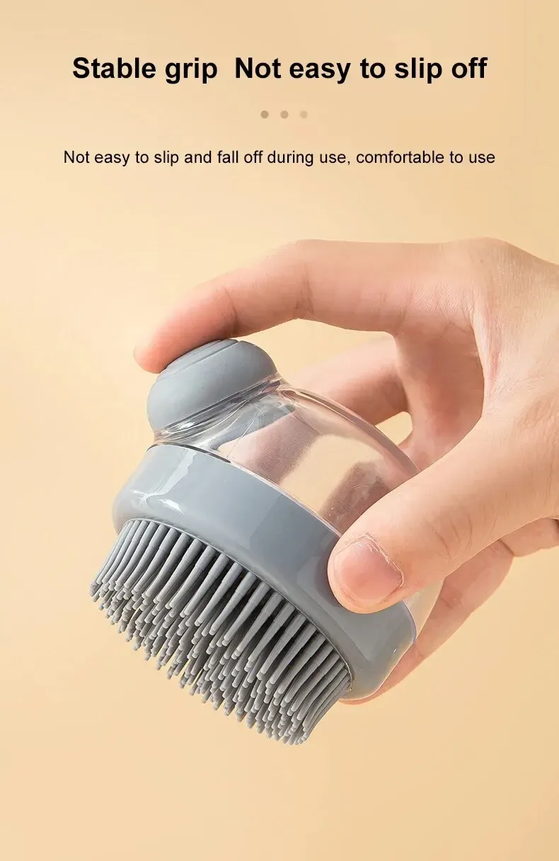 Brosse de bain en silicone pour animaux de compagnie, vue 9