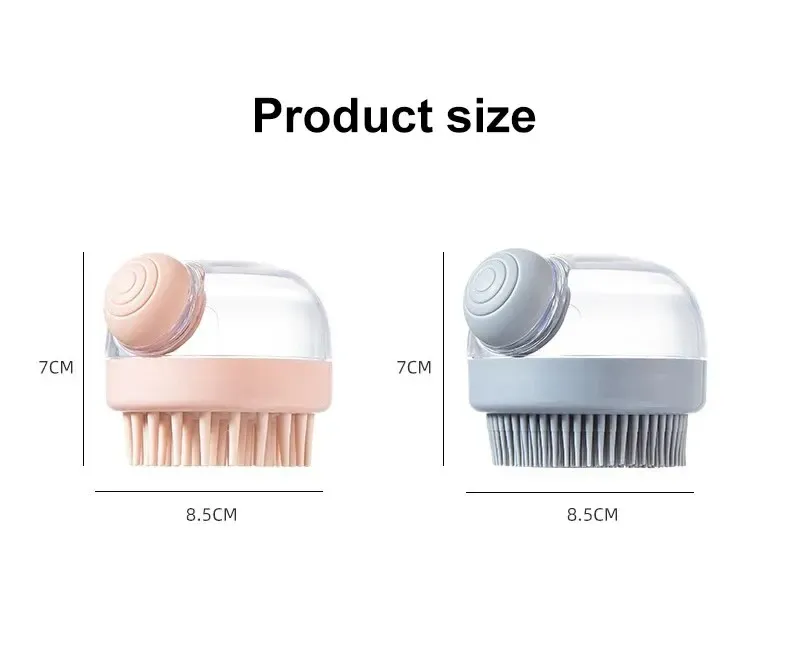 Brosse de bain en silicone pour animaux de compagnie, vue 12