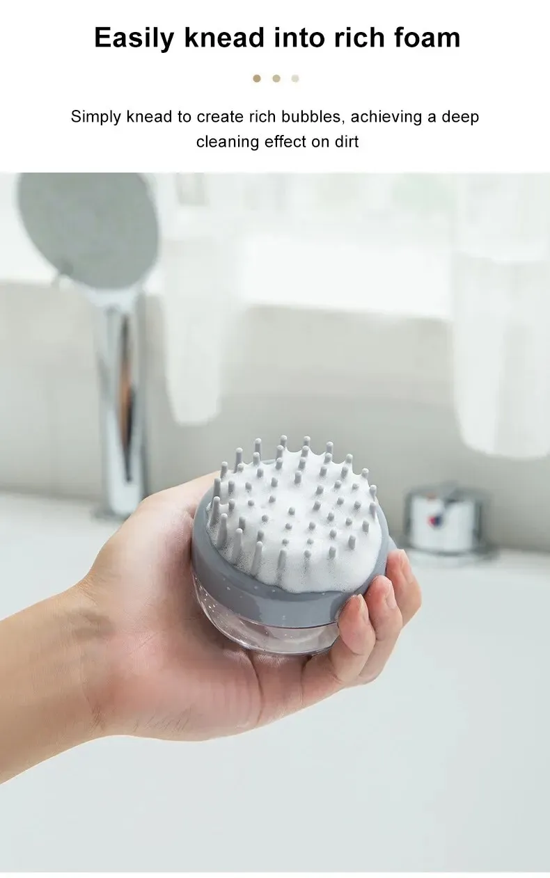 Brosse de bain en silicone pour animaux de compagnie, vue 4