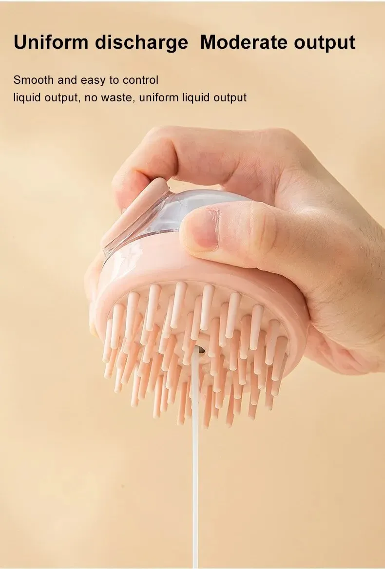 Brosse de bain en silicone pour animaux de compagnie, vue 3