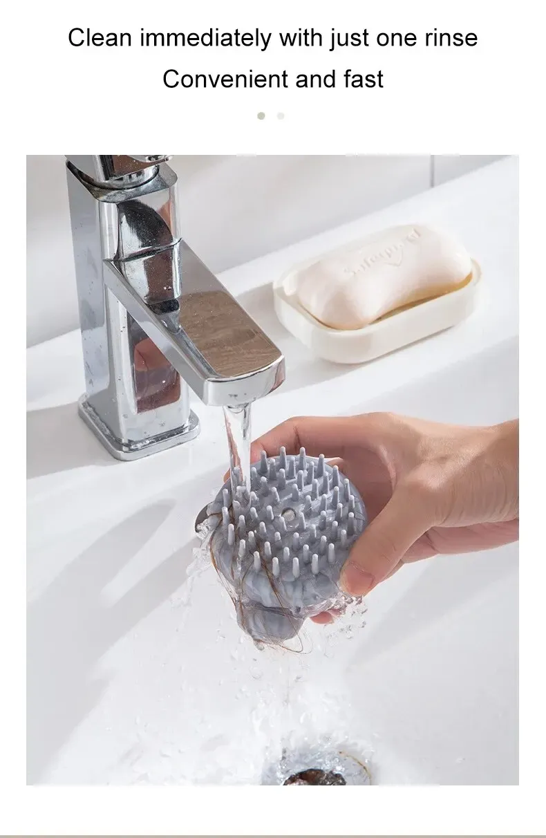 Brosse de bain en silicone pour animaux de compagnie, vue 10