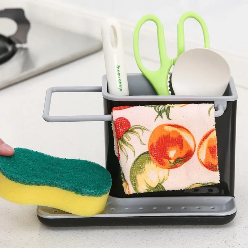 Organisateur de zone d'évier de cuisine, ambiance cuisine