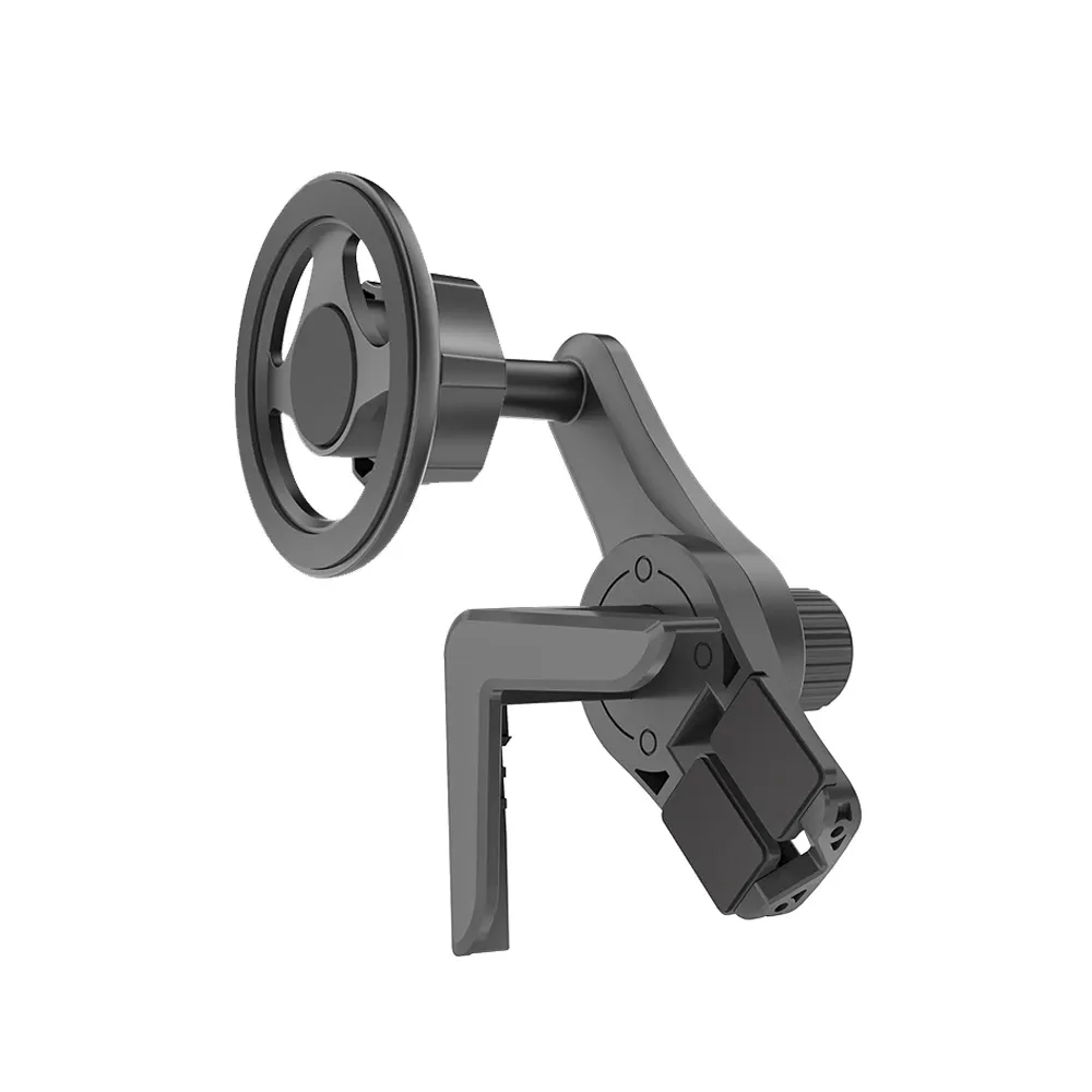 Support magnétique pour téléphone portable à fixer sur écran de voiture, rotation libre à 360°, pliable, compatible voiture et véhicule électrique 7