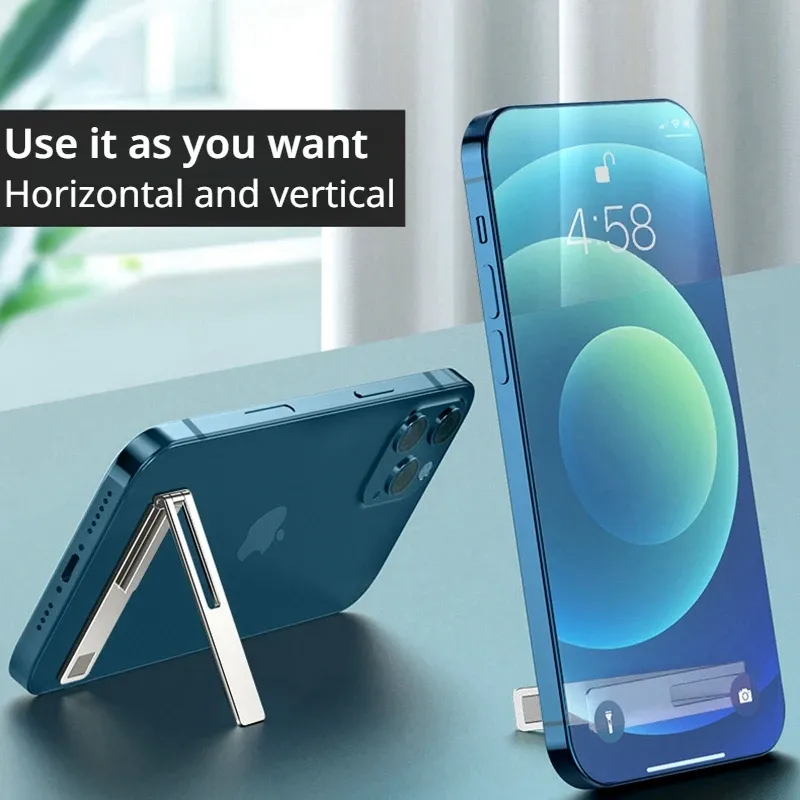 Support de téléphone posé sur un bureau