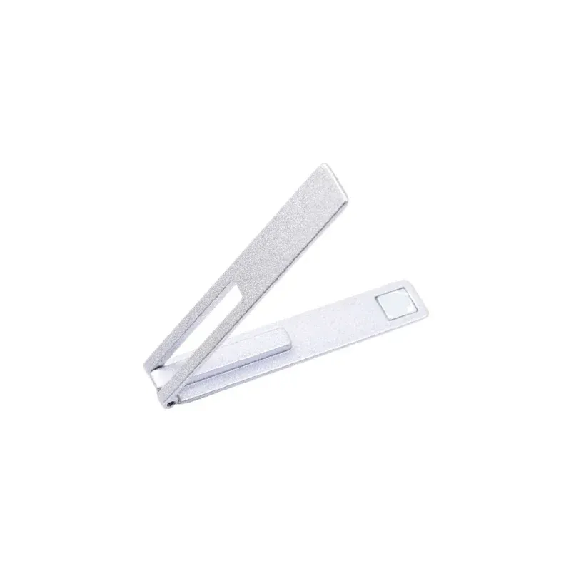 Support de bureau universel pour téléphone portable, pliable, ultra fin et magnétique, en alliage métallique 9