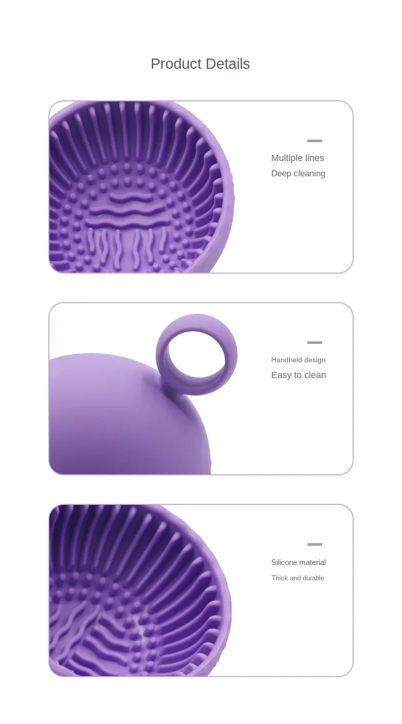 Accessoire de nettoyage pour pinceaux de maquillage