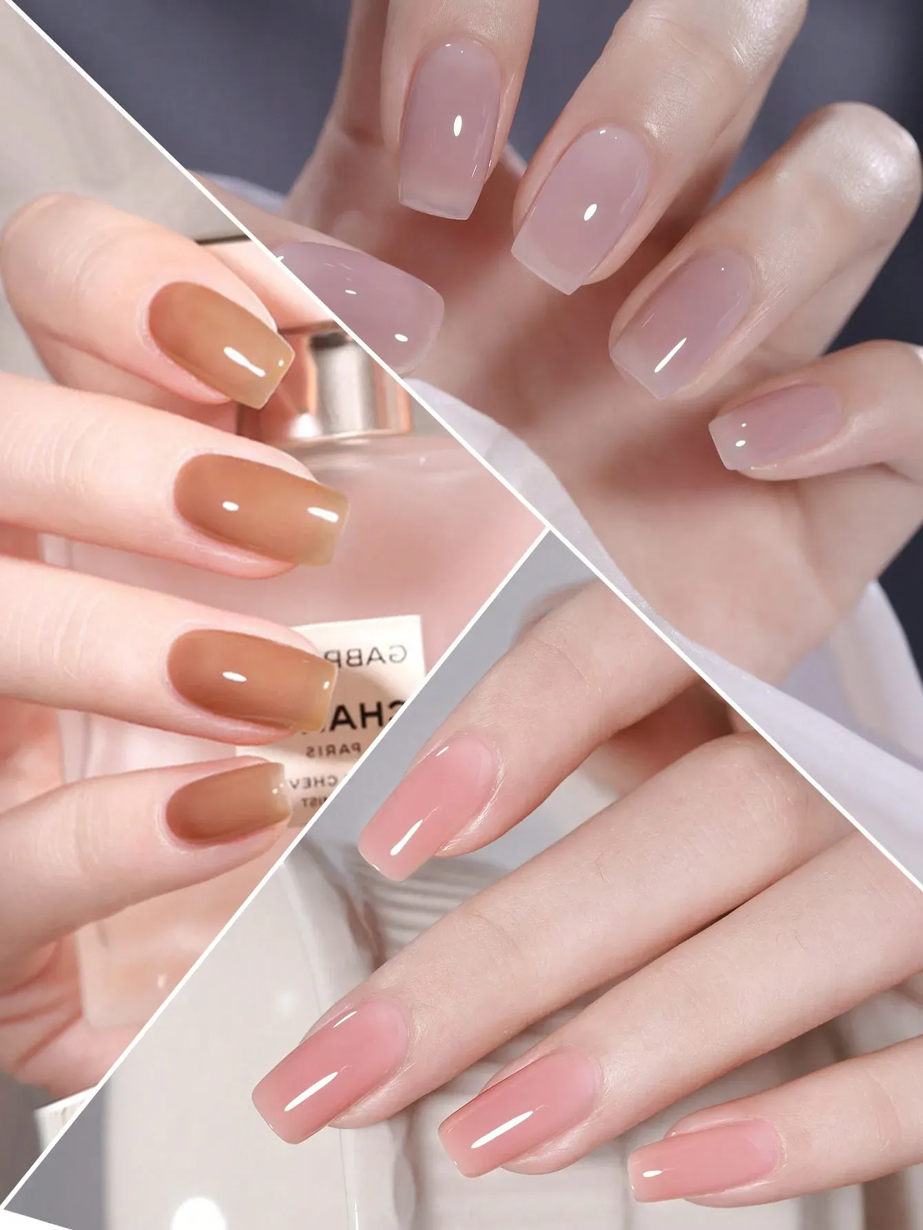 Kit de vernis gel UV/LED à tremper 6 couleurs d'été, 15 ml, pour salon et usage domestique 3