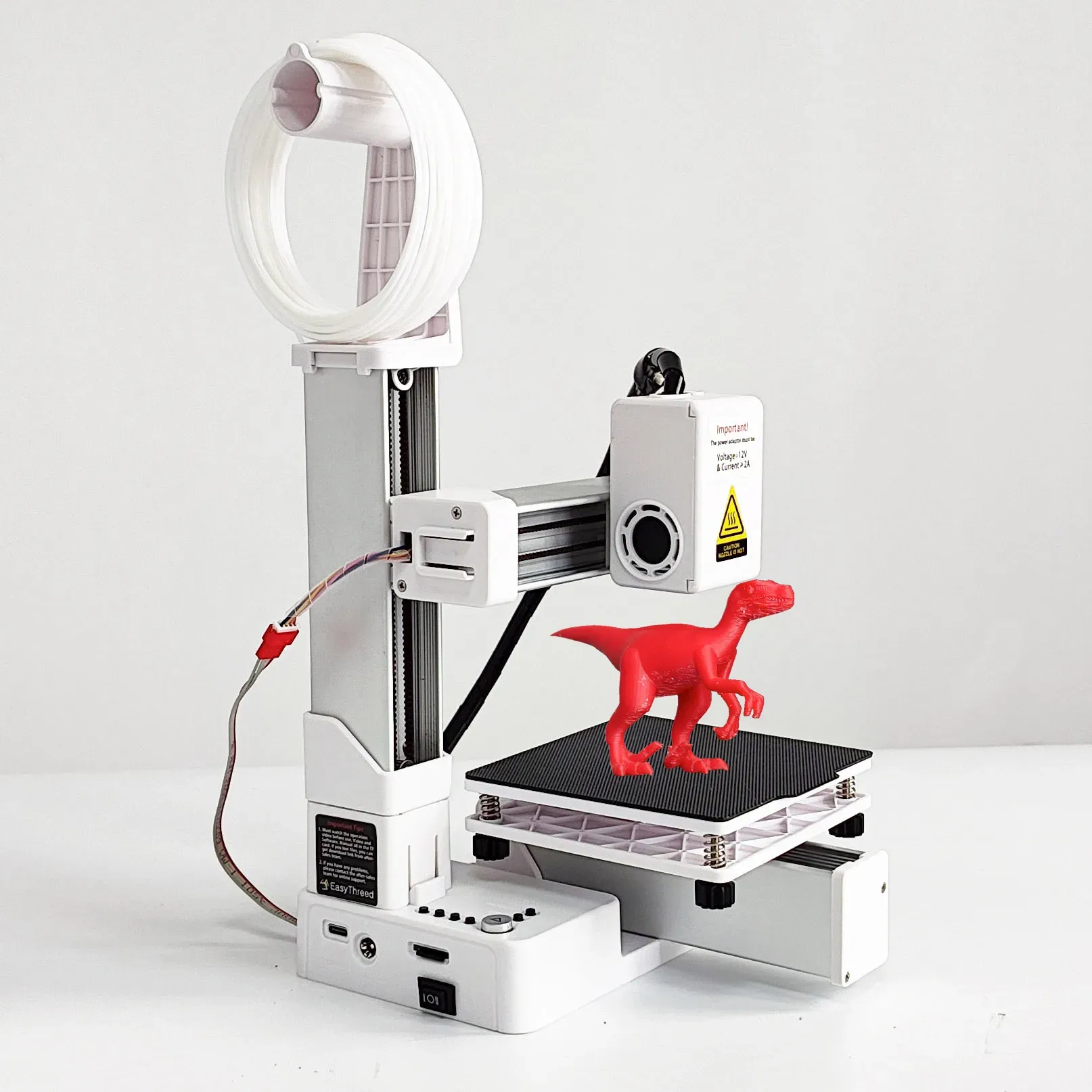 Imprimante 3D EasyThreed, entrée de gamme, compatible PLA, TPU et filament 1,75 mm, alimentation secteur incluse - Image 1