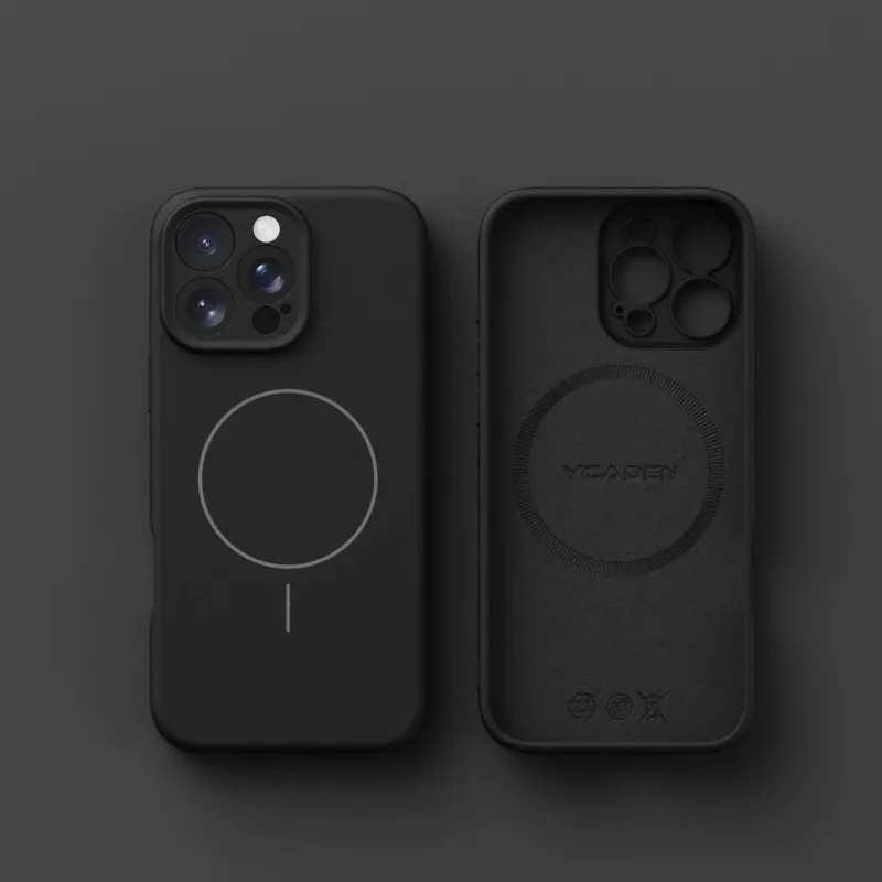 Coque de téléphone en silicone liquide souple pour iPhone 18, 17 Air, 16 Plus, 15, 14, 13, 12, 17 Pro Max, compatible MagSafe, avec finition mate et fonction de recharge sans fil. 10