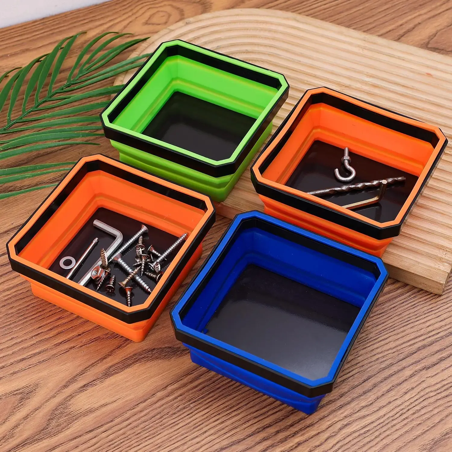 Compartiments du plateau de rangement en silicone
