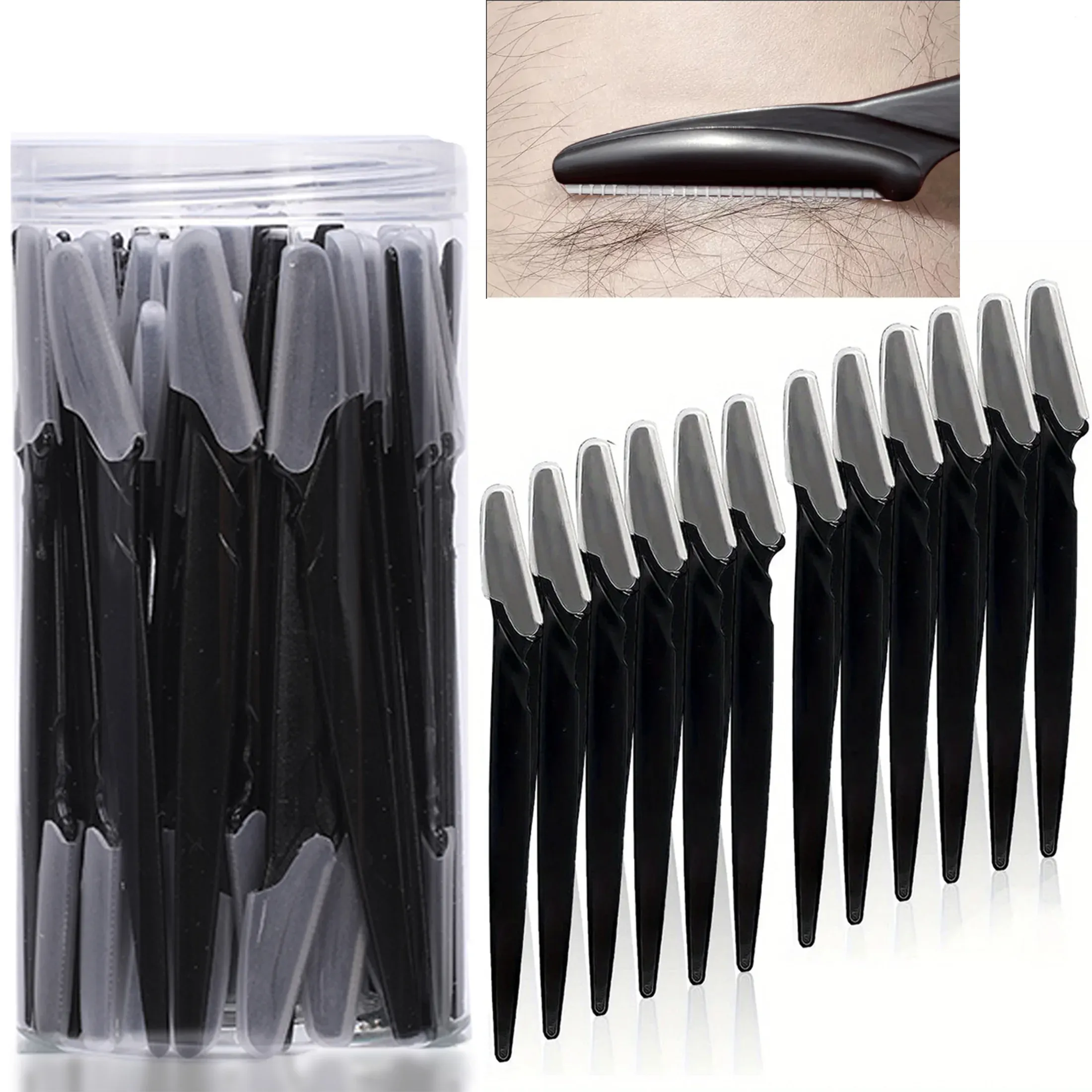 Tondeuse à sourcils et rasoir facial anti-rayures, lot de 5, 10, 20 ou 40 pièces - Image 1