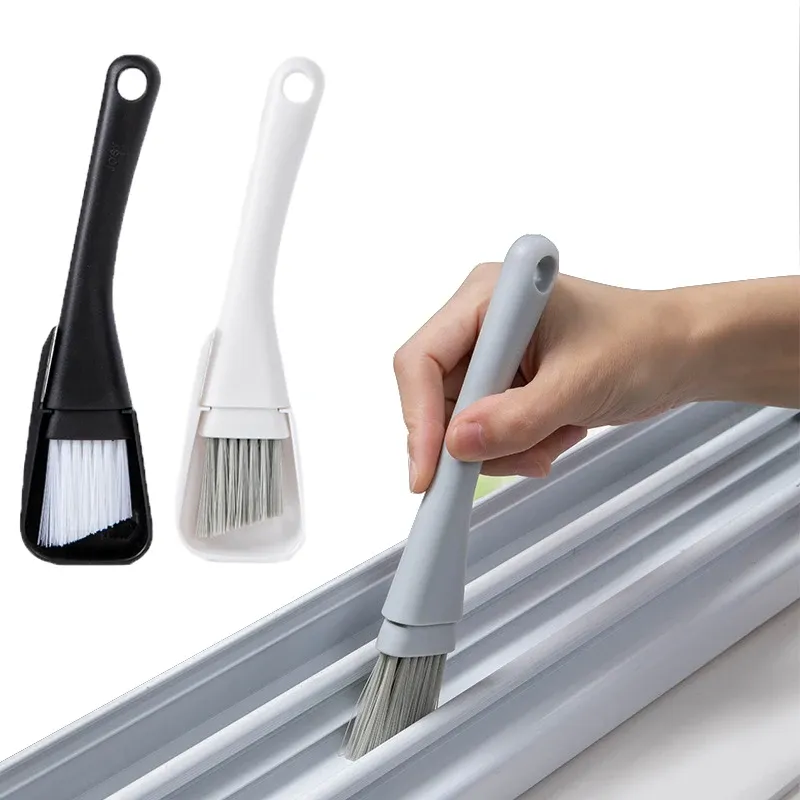 Brosse 2 en 1 pour fentes de fenêtre avec pelle à poussière - Image 1