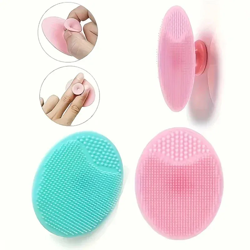 Brosse de shampooing en silicone pour bébé, brosse de bain souple pour nourrissons, pour garçons et enfants, brosse de douche, peigne à lavage des cheveux, brosse de massage 2
