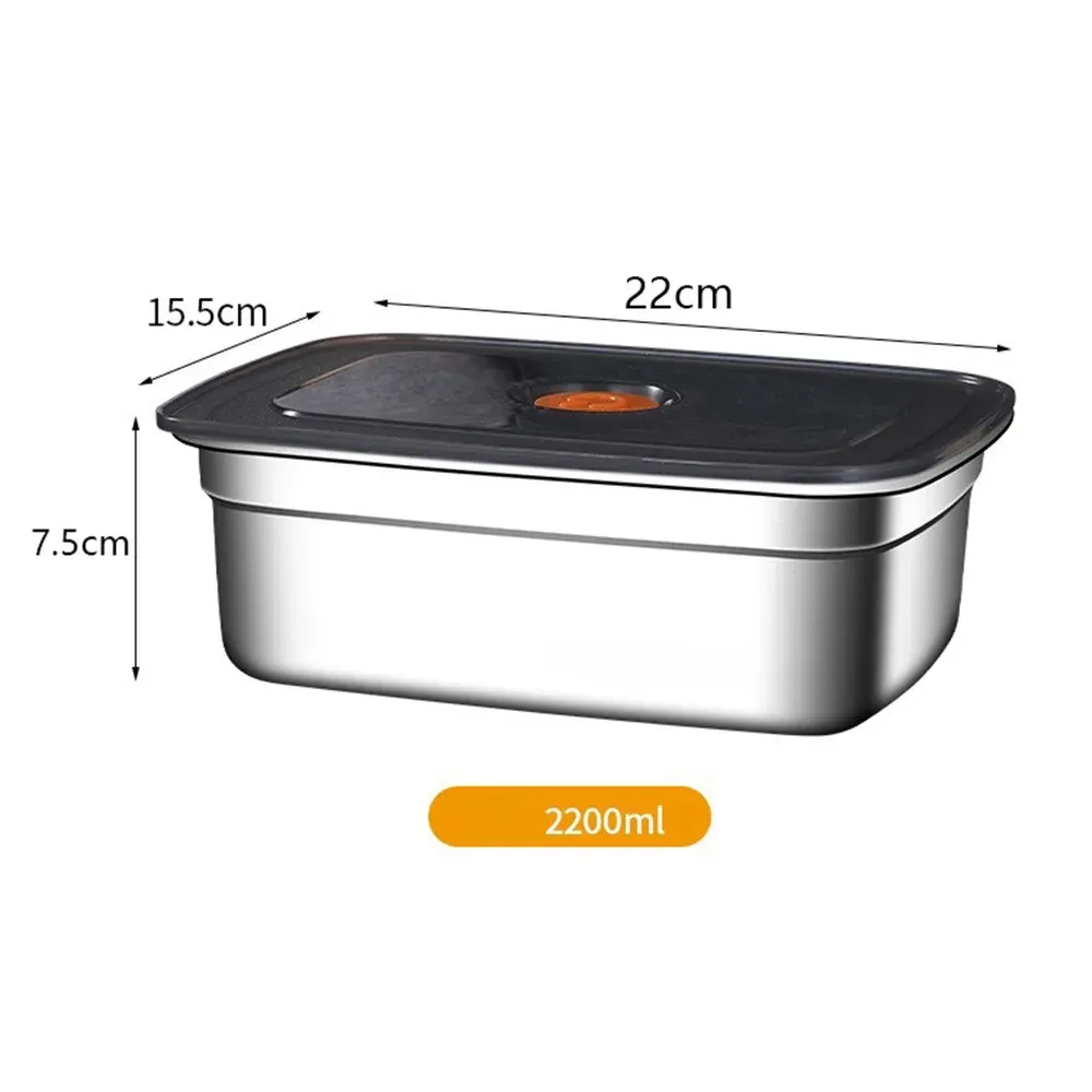 Boîte à déjeuner de camping en acier inoxydable de haute qualité, étanche et compatible micro-ondes, pour réfrigérateur et congélateur 11