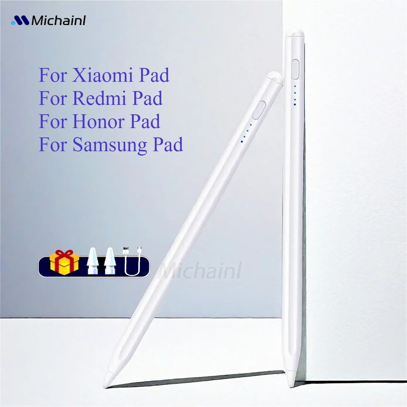 Stylet pour Xiaomi Pad 6, Samsung Pad, Honor et Redmi Pad, sans inclinaison, rejet de paume, compatible avec tous les téléphones et tablettes Android