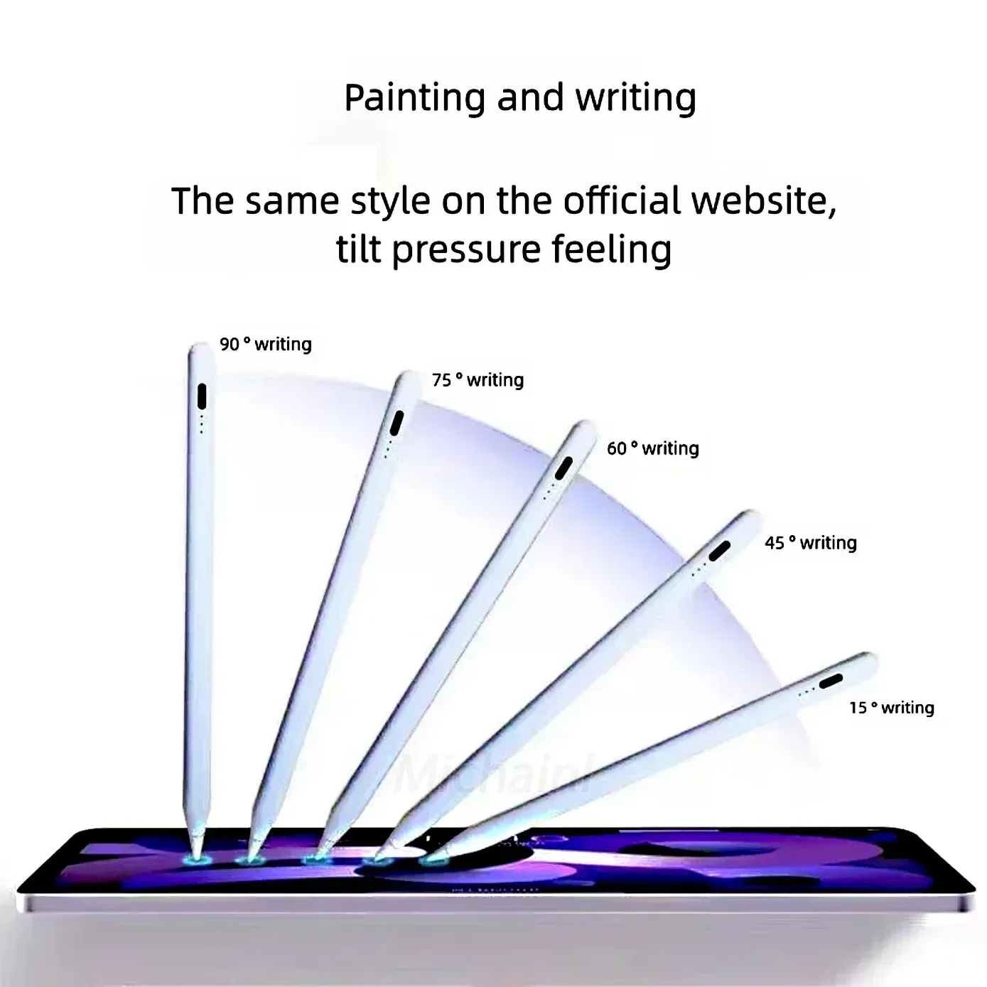 Écriture avec le stylet