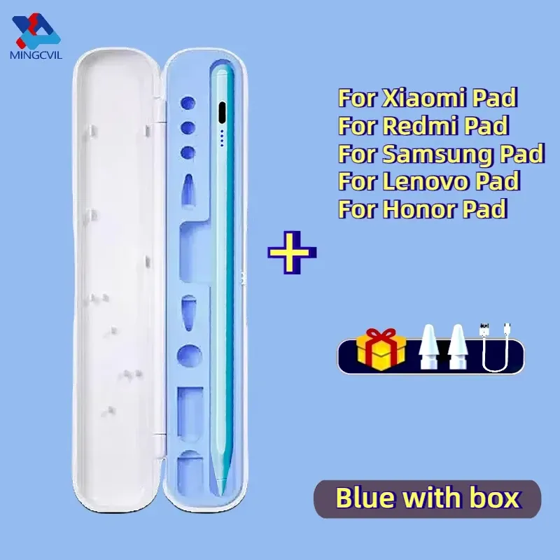 Stylet pour Xiaomi Pad 6, Samsung Pad, Honor et Redmi Pad, sans inclinaison, rejet de paume, compatible avec tous les téléphones et tablettes Android 9