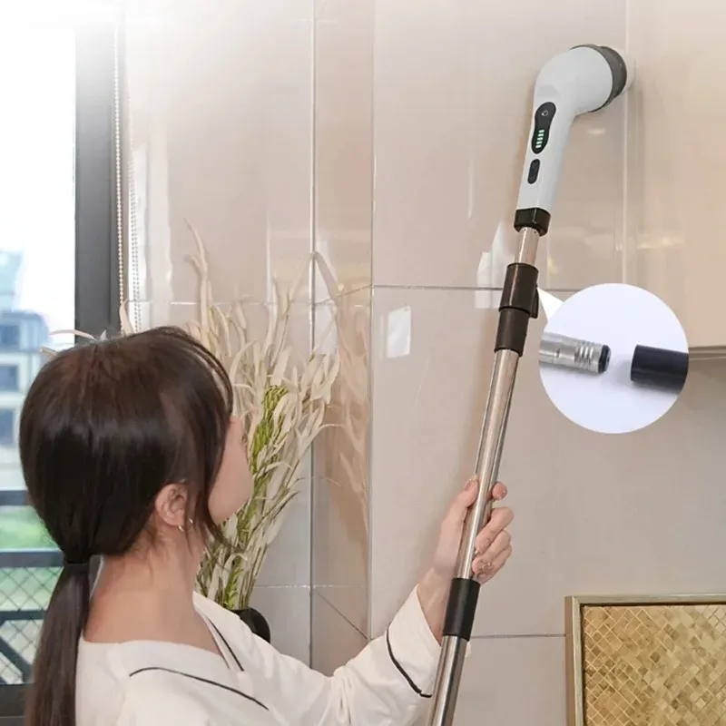 Brosse de nettoyage sans fil, vue de profil