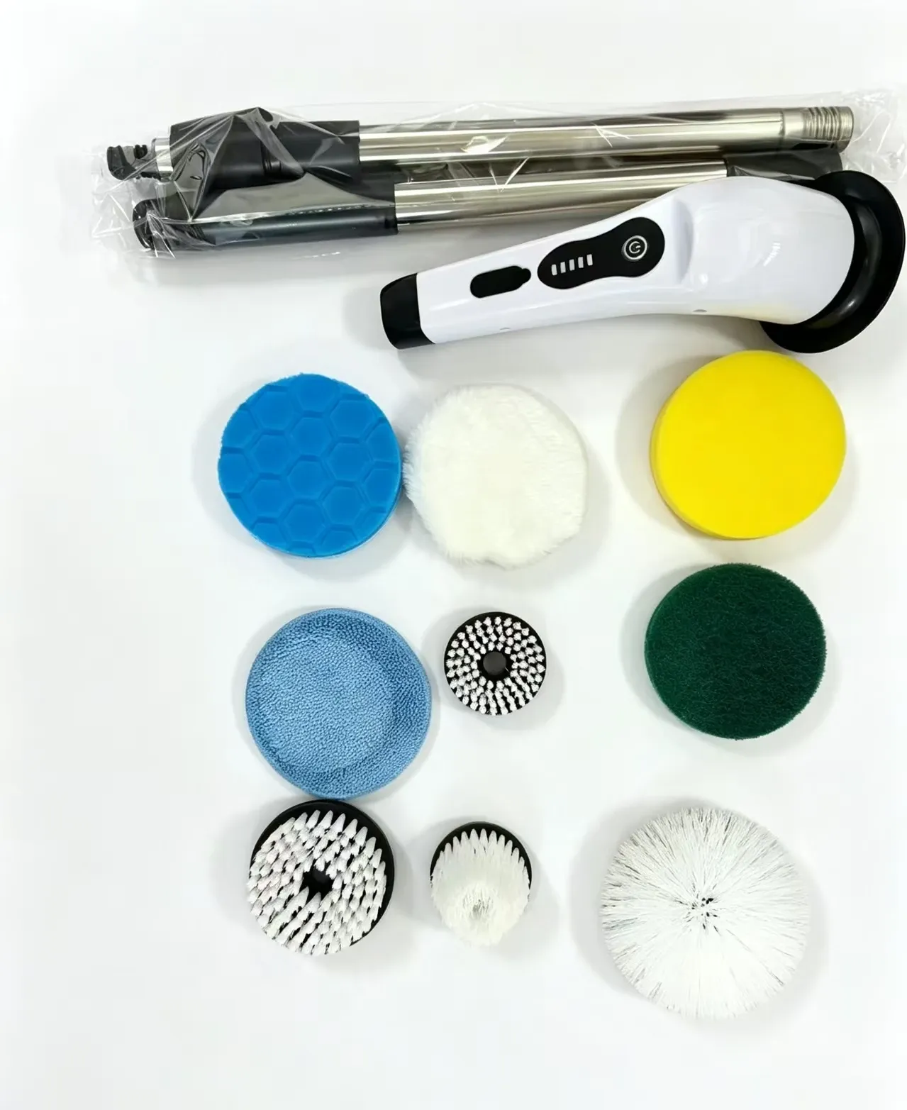 Brosse de nettoyage électrique multifonction sans fil 9 en 1 pour cuisine, salle de bain et toilettes 12