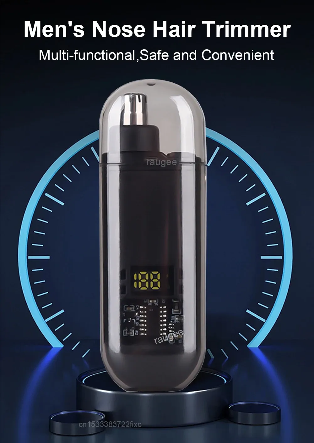Tondeuse électrique pour poils de nez homme
