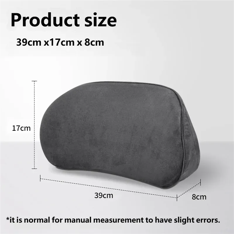 Coussin de soutien lombaire en mousse à mémoire de forme pour voiture, oreiller de taille pour siège conducteur et support dorsal de voyage 6