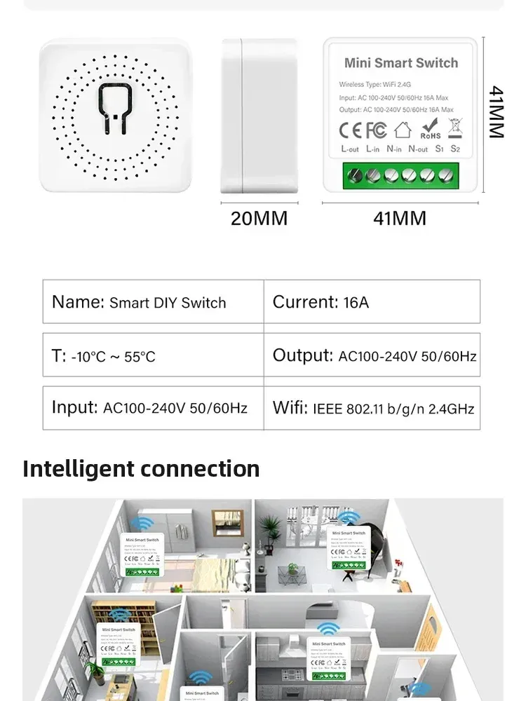 Module interrupteur intelligent, ambiance