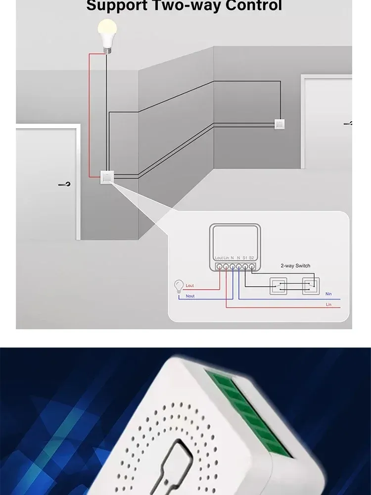 Module interrupteur intelligent, finitions