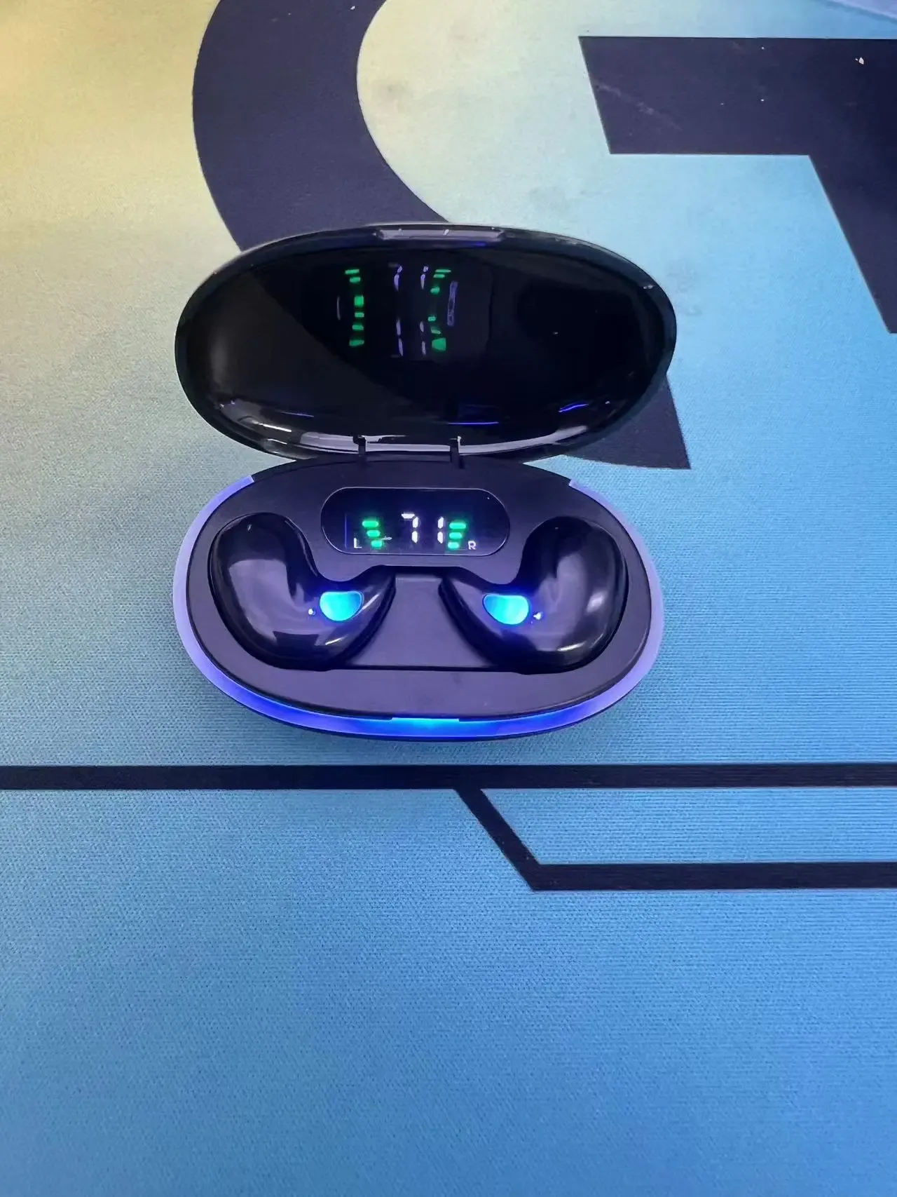 Écouteurs de sommeil TWS X55 LED – Bluetooth sans fil, son stéréo Hi-Fi, microphone intégré, réduction du bruit, étanches 9