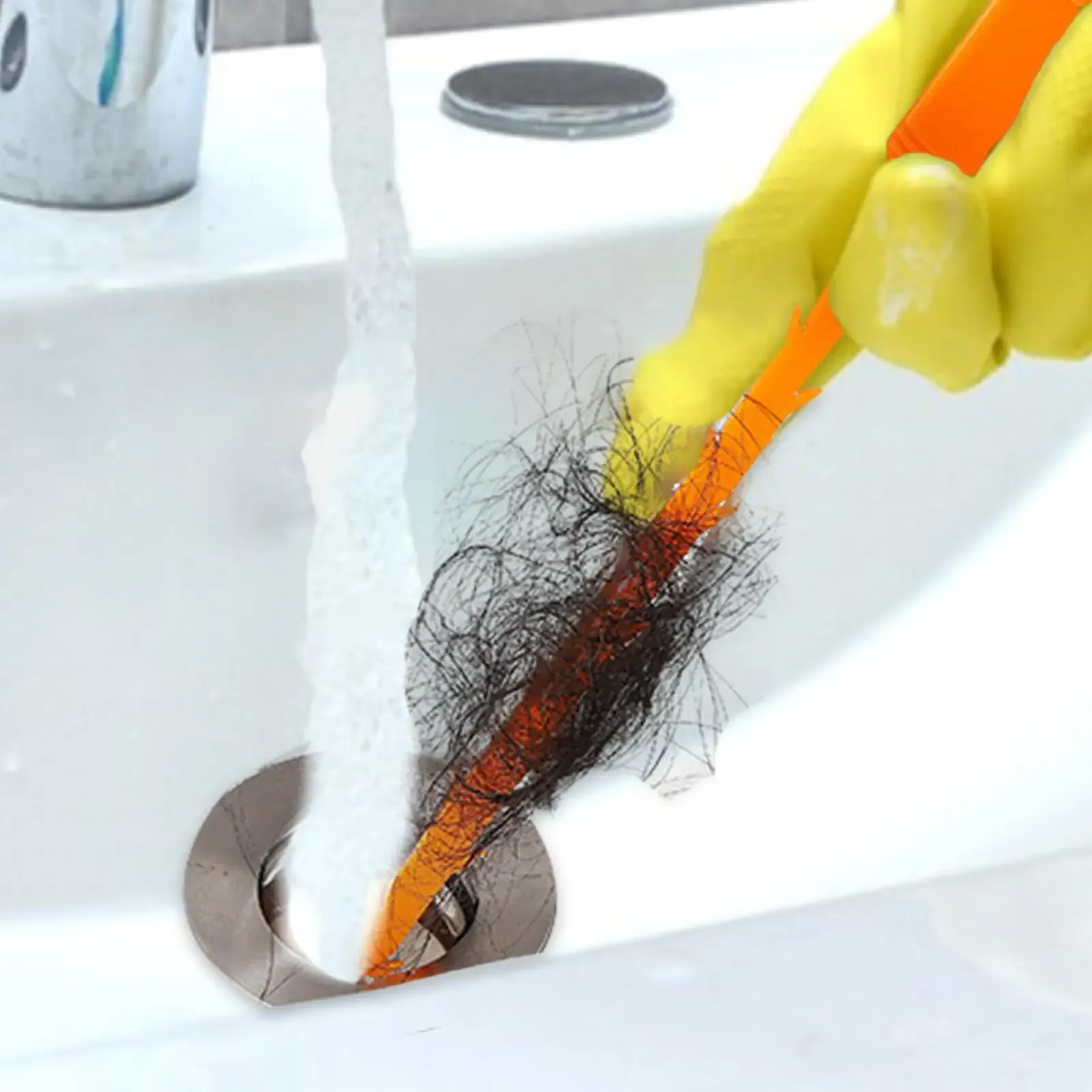 Déboucheur de drain et filtre à cheveux pour salle de bain, cuisine, baignoires et douches 3