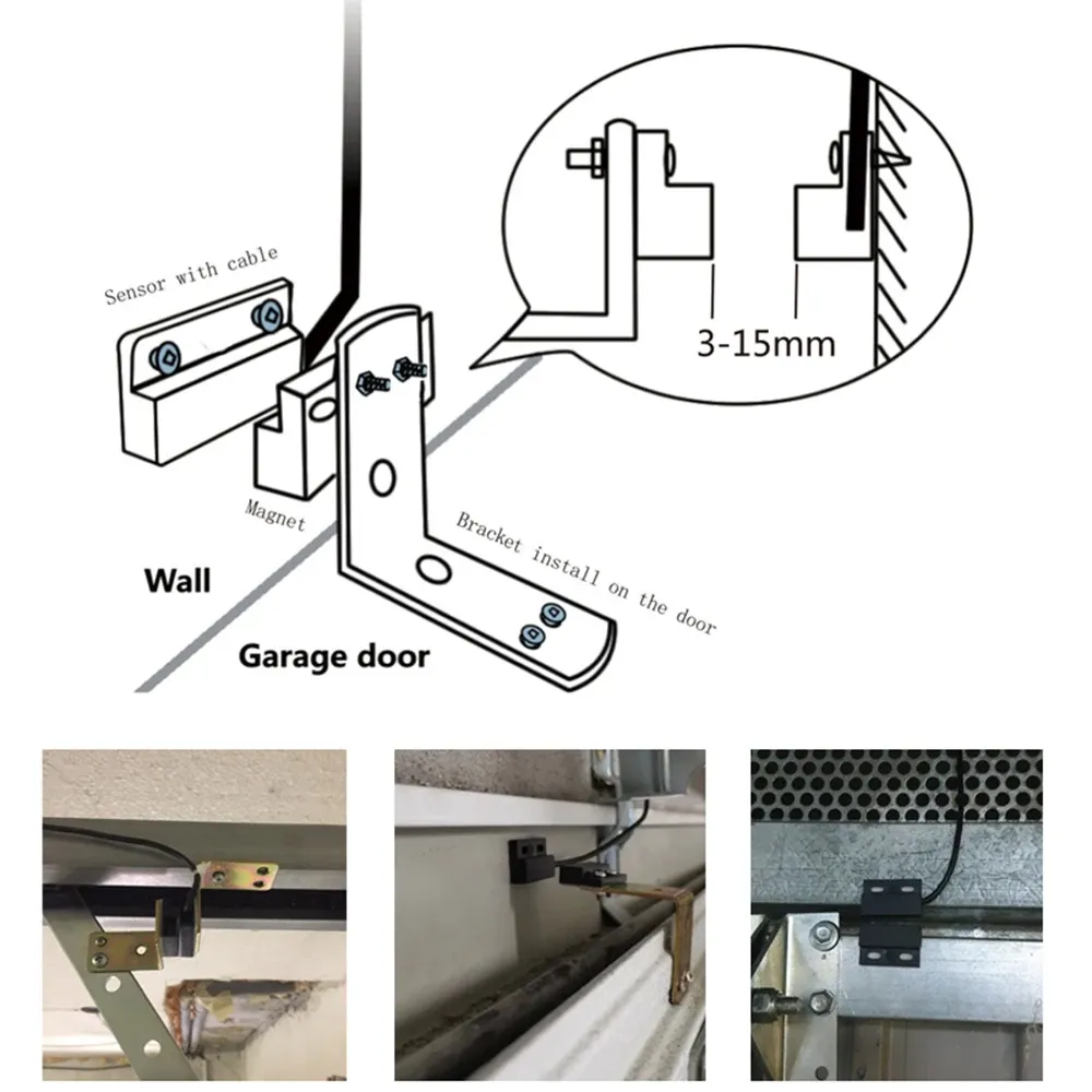 Installation du capteur de porte de garage