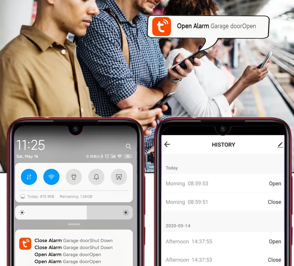 Notifications et historique