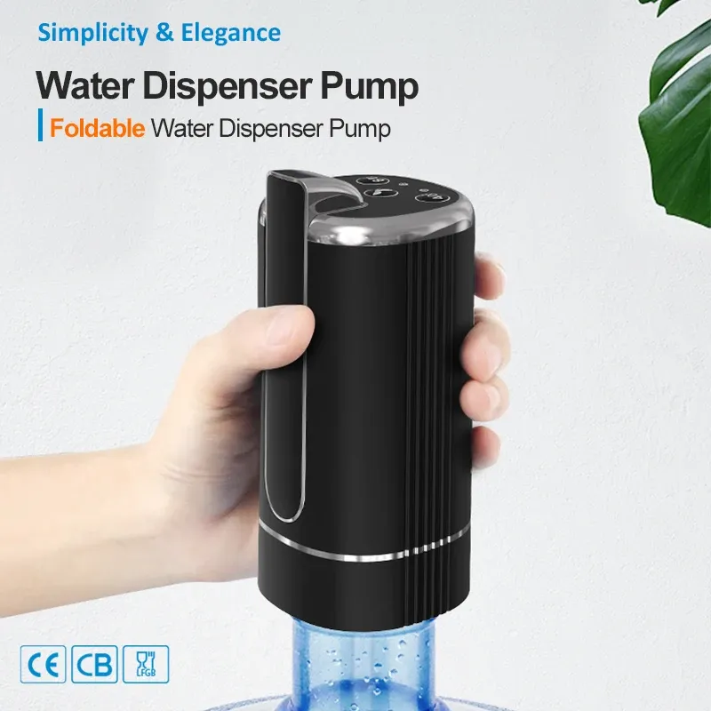 Distributeur d'eau électrique portable pliable, rechargeable par USB 2