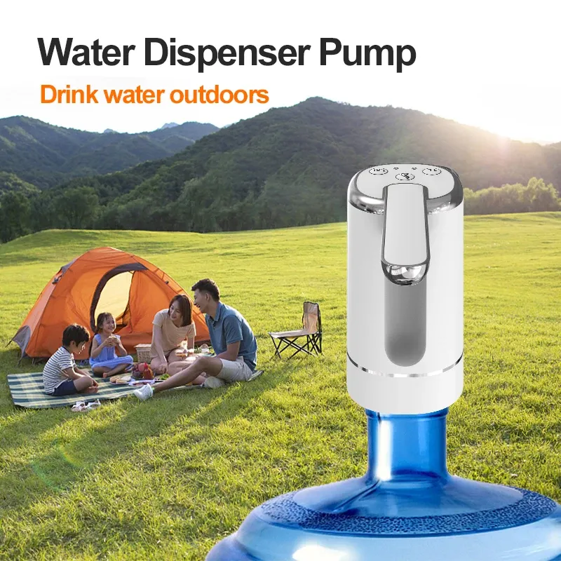 Distributeur d'eau électrique portable pliable, rechargeable par USB 5