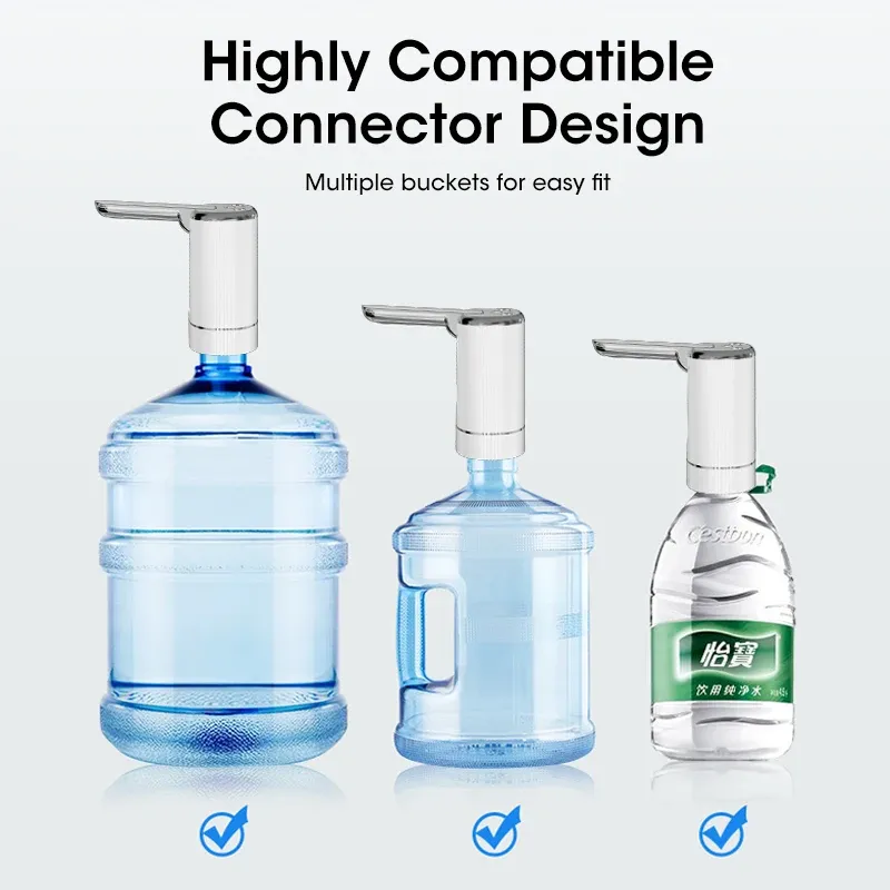 Distributeur d'eau électrique portable pliable, rechargeable par USB 6