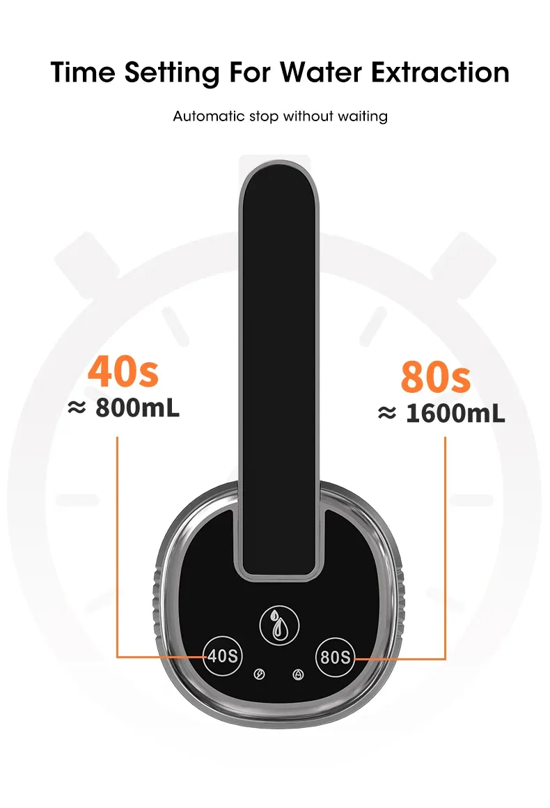 Distributeur d'eau pliable automatique, utilisation au quotidien