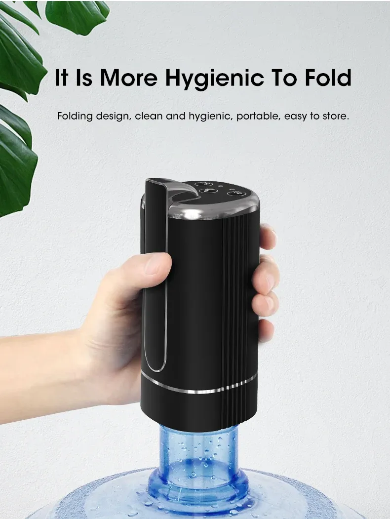 Distributeur d'eau pliable automatique, en situation