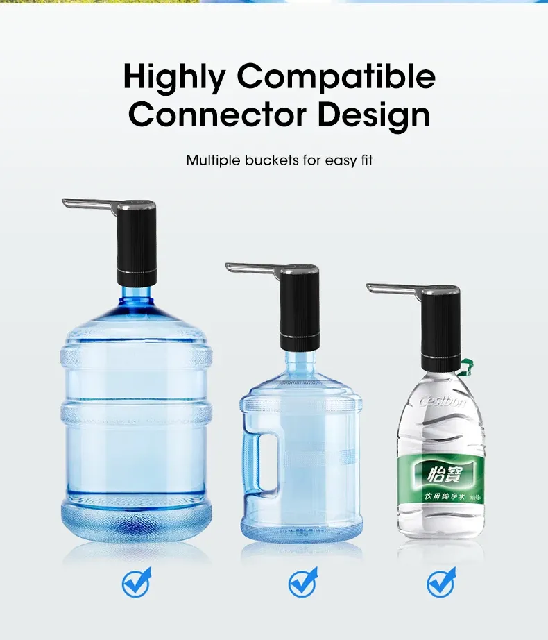 Distributeur d'eau pliable automatique, ergonomie