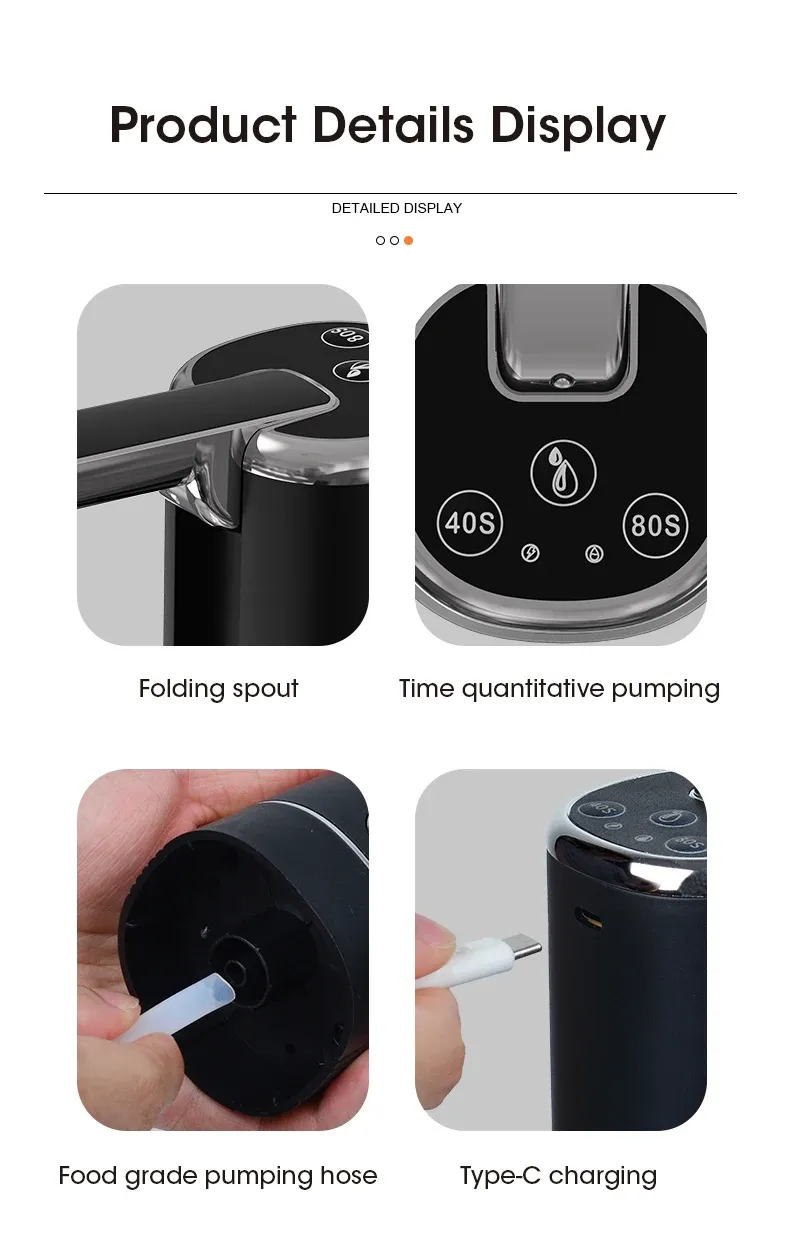 Distributeur d'eau pliable automatique, lifestyle