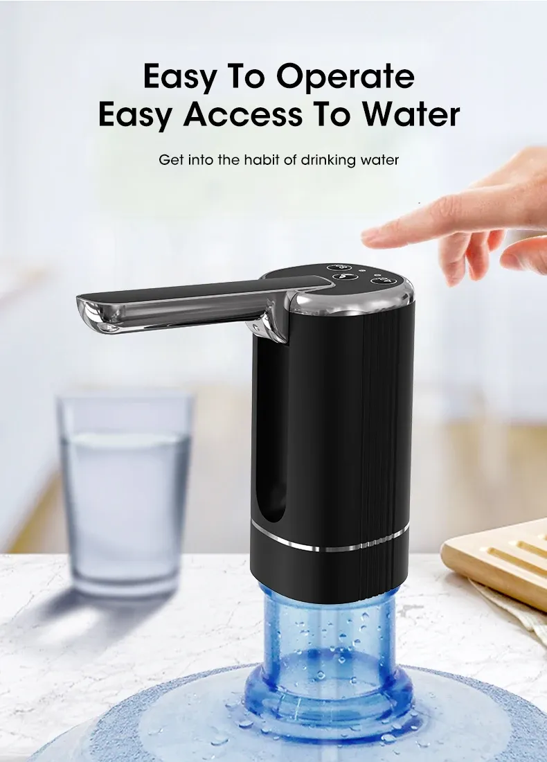 Distributeur d'eau pliable automatique, finitions