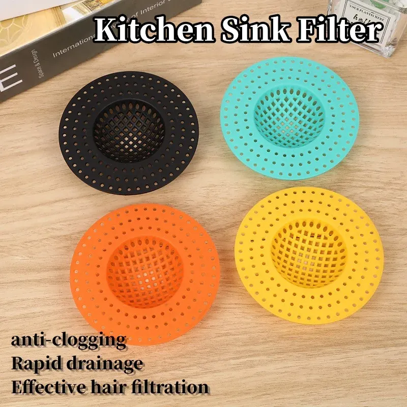 Filtre d'évier de cuisine avec crépine, filet filtrant pour évacuation, bouchon et attrape-cheveux, collecteur de déchets