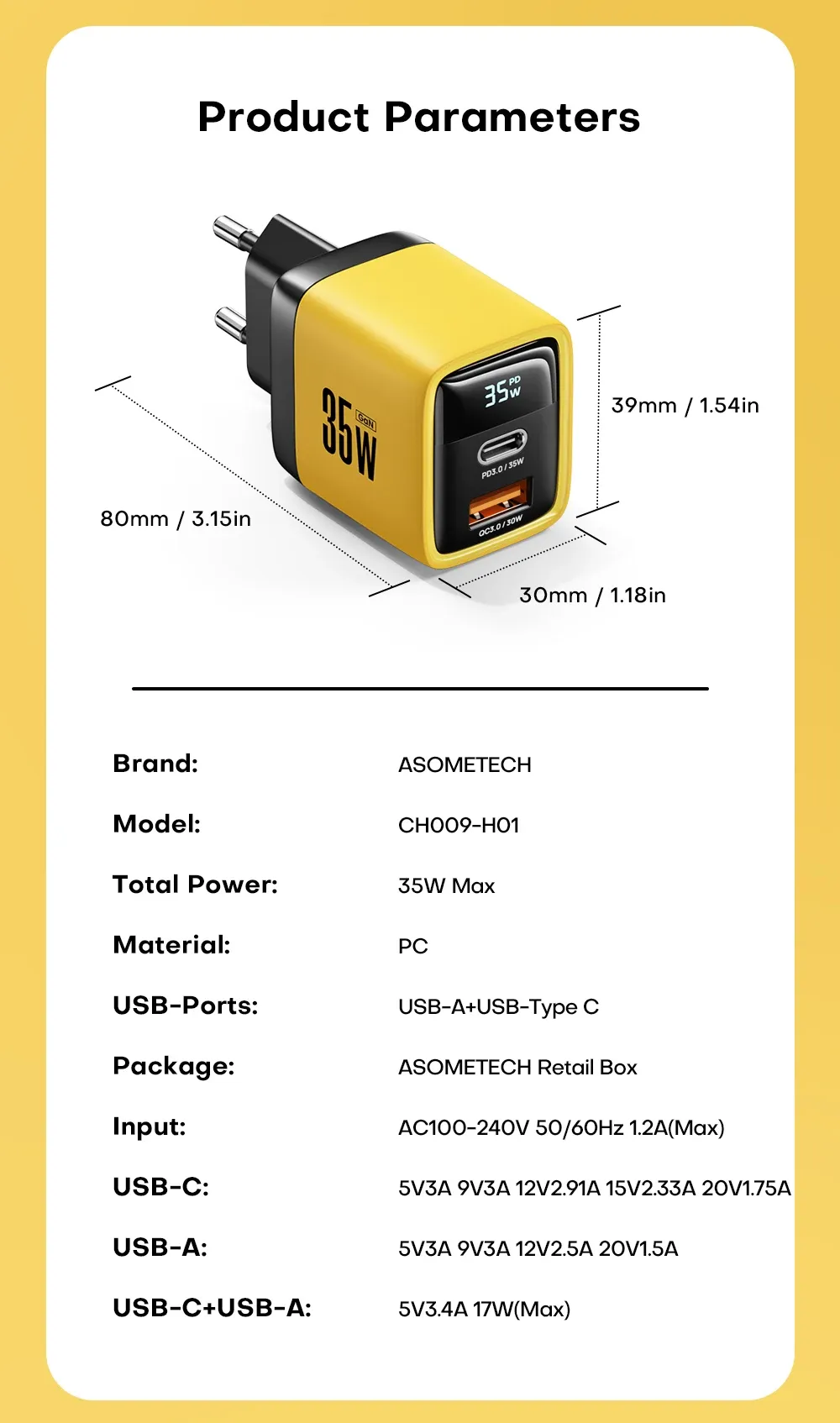 Chargeur dans un espace de vie