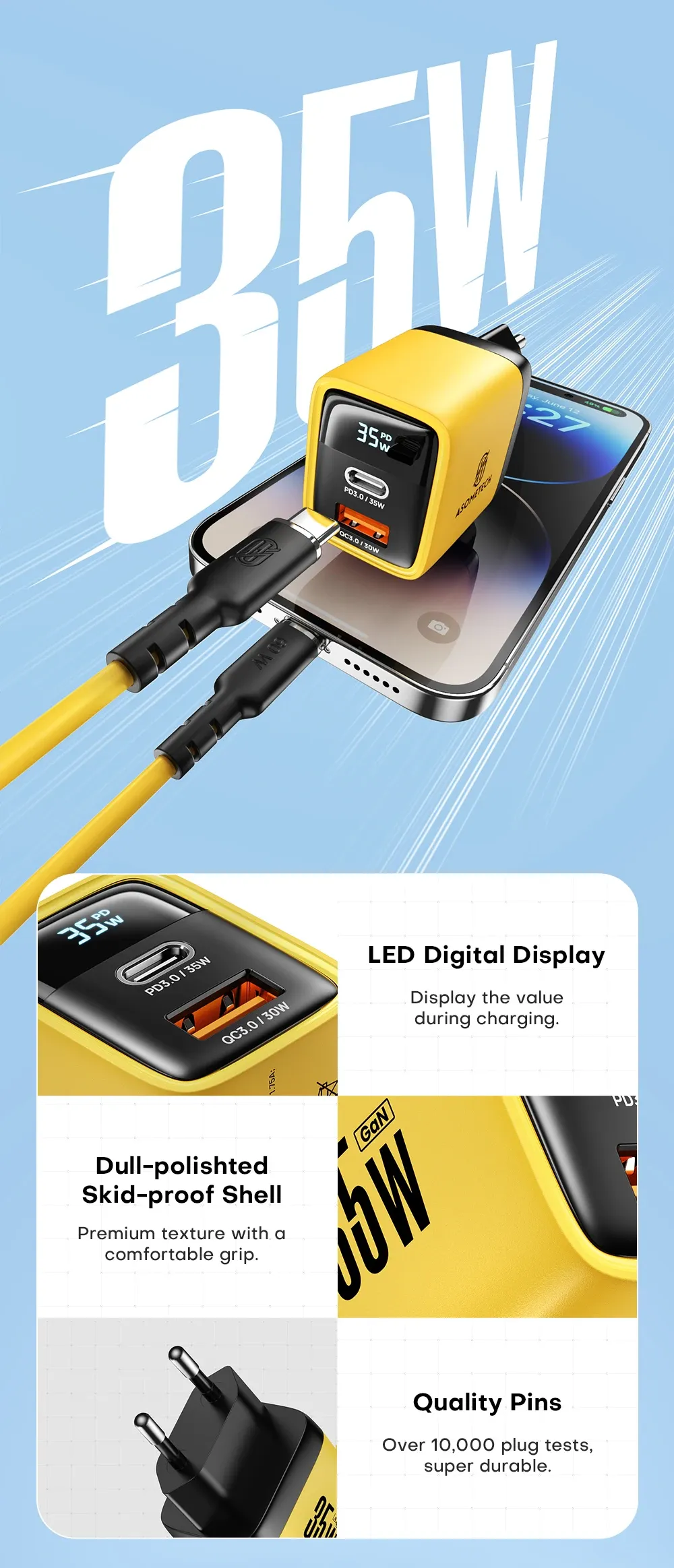 Chargeur au bureau