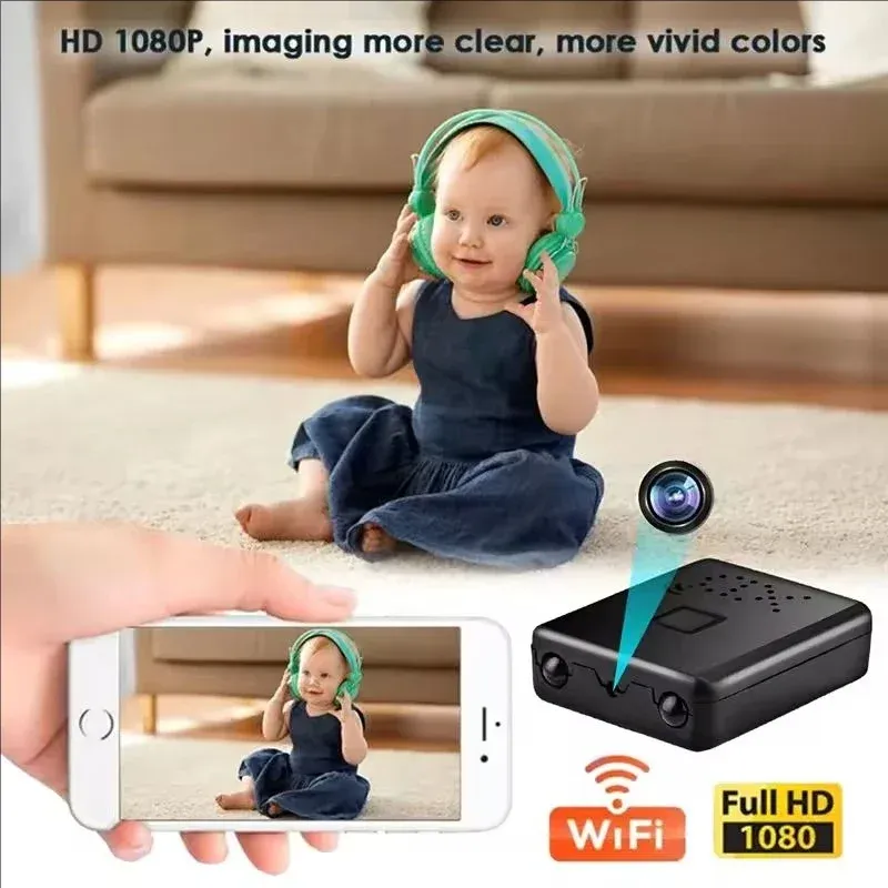Mini caméra de surveillance en situation