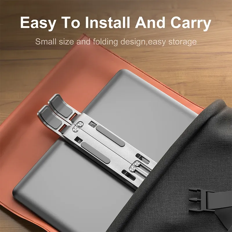 Support pour ordinateur portable, pliage compact