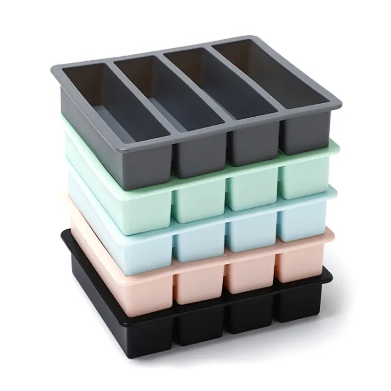 Plateau de congélation en silicone en situation