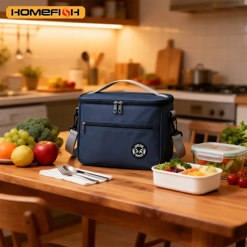 Sac isotherme bento en situation d'utilisation