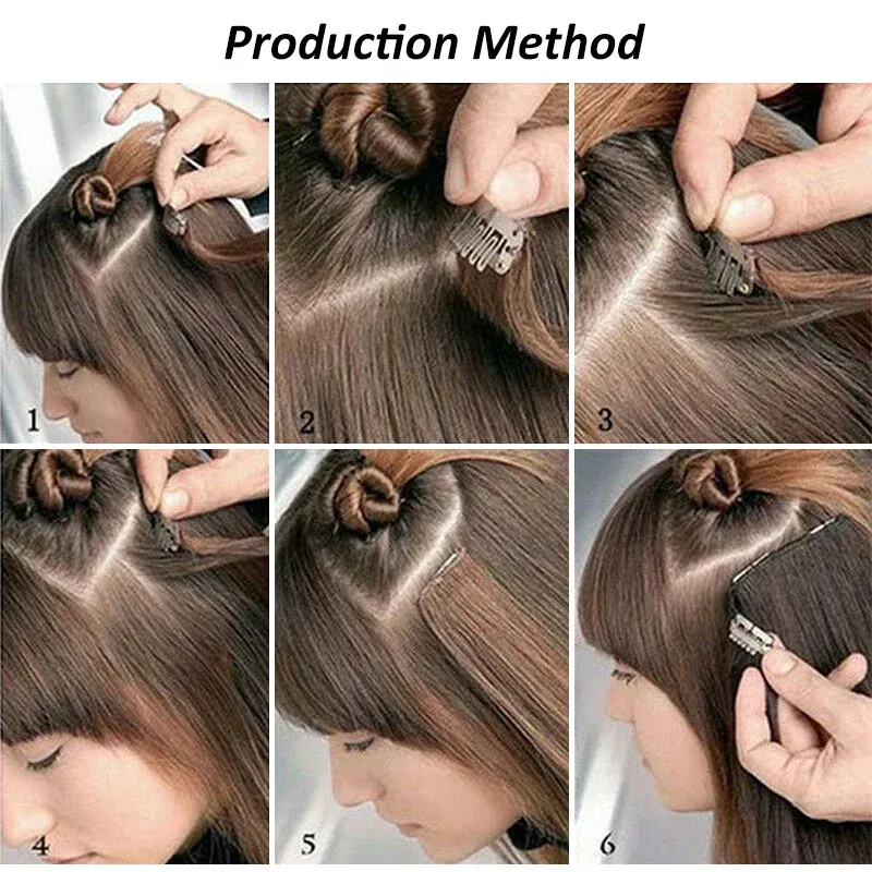 Extension capillaire synthétique portée avec style
